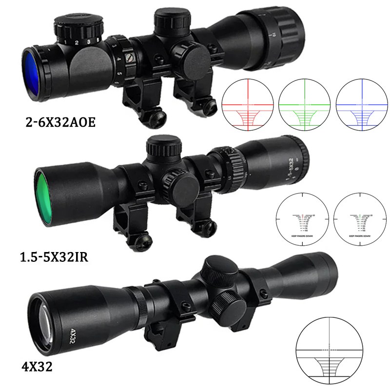 Crossbow Scope Sight - Cannocchiale Tattico 4x32 1.5-5x32IR 2-6X32AOE per