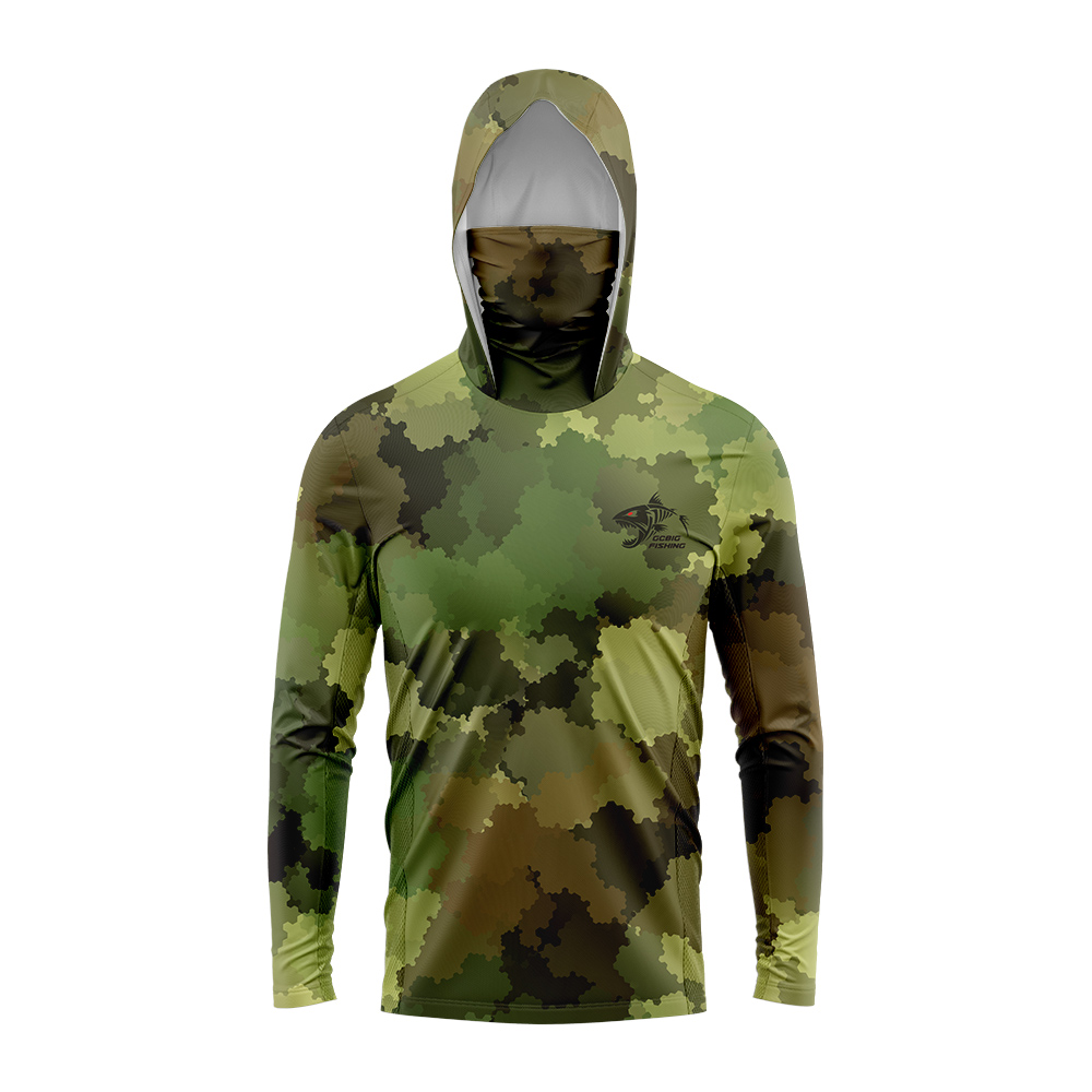 Hunting Outdoor Apparel - Magliette con Cappuccio da Pesca per
