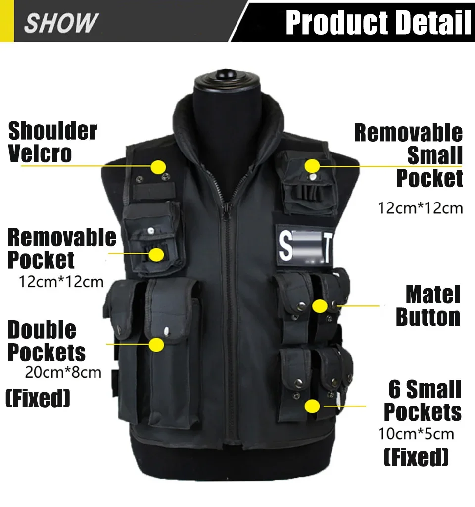 Hunting Outdoor Game - Gilet tattico Multi tasche caccia gilet