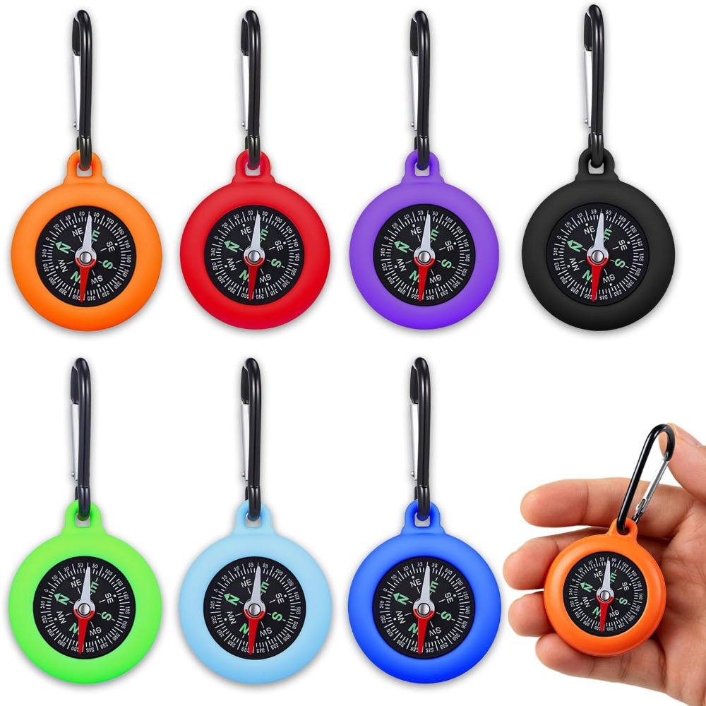 Outdoor Hunting Events - 5-20 Pezzi Mini Bussola Portachiavi con