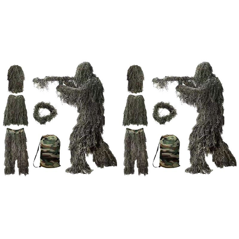 Hunting Outdoor Apparel - AEF6-2X Tuta Ghillie 5 in 1,
