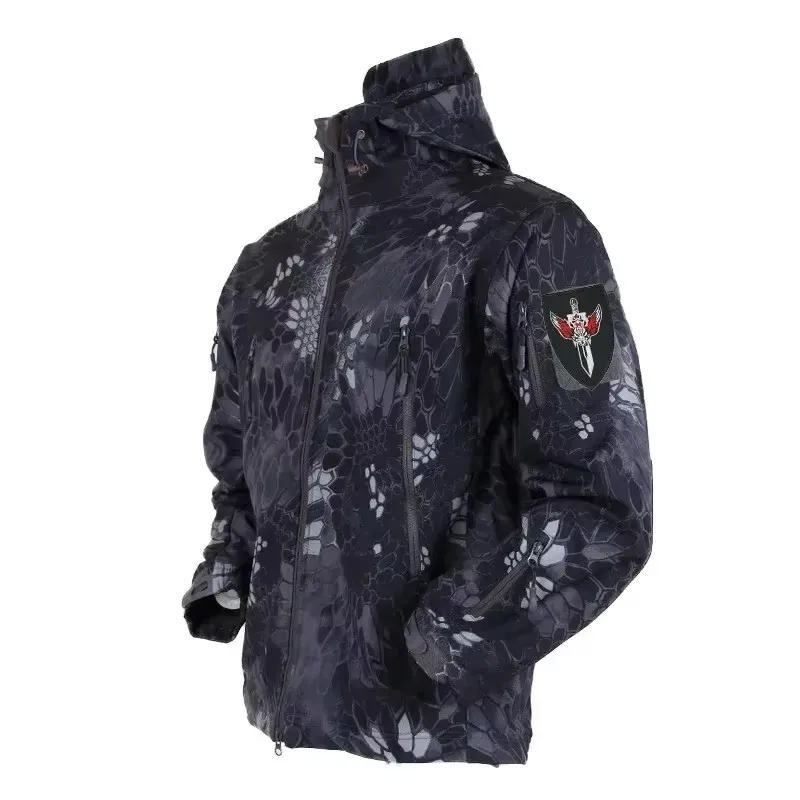 Hunting Outdoor Jacket - Assalto soft shell mimetico CP 5XL