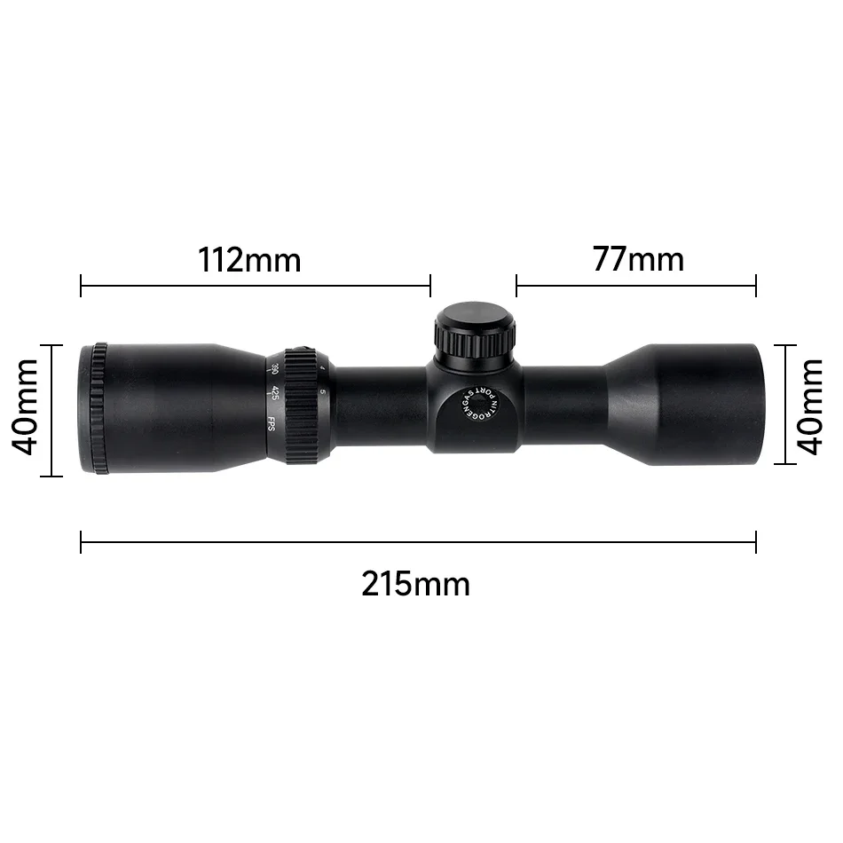 Mirino Ottico Illuminato 1.5-5 - Crossbow Scope Sight recensione e prezzo