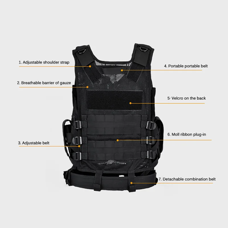 Gilet Tattico Molle Regolabile - Hunting Outdoor Jacket recensione e prezzo