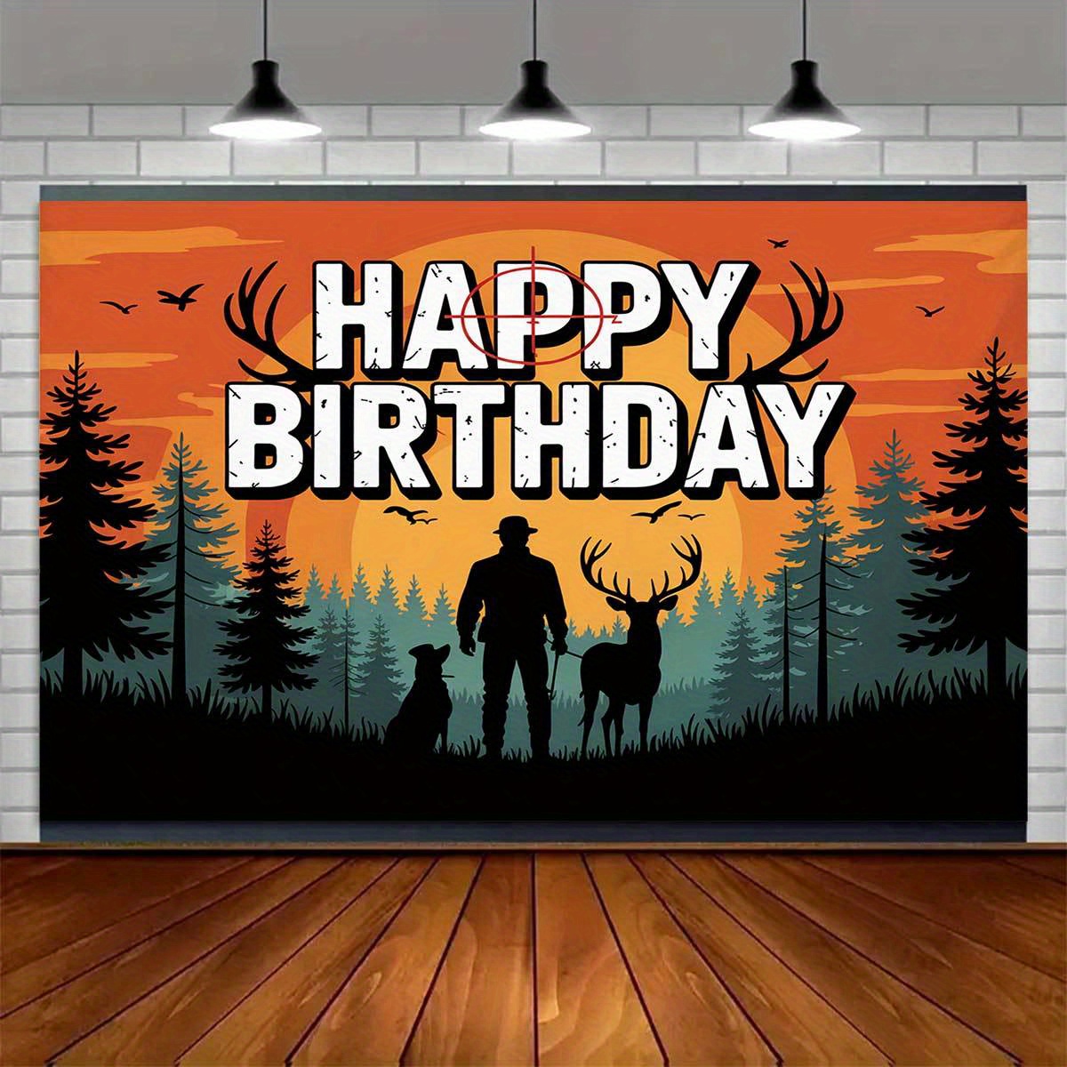 Striscione con Sfondo a Tema C - Outdoor Hunting Events recensione e prezzo