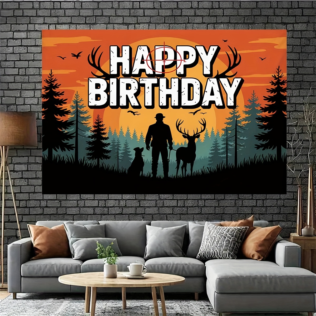 Striscione con Sfondo a Tema C - Outdoor Hunting Events recensione e prezzo