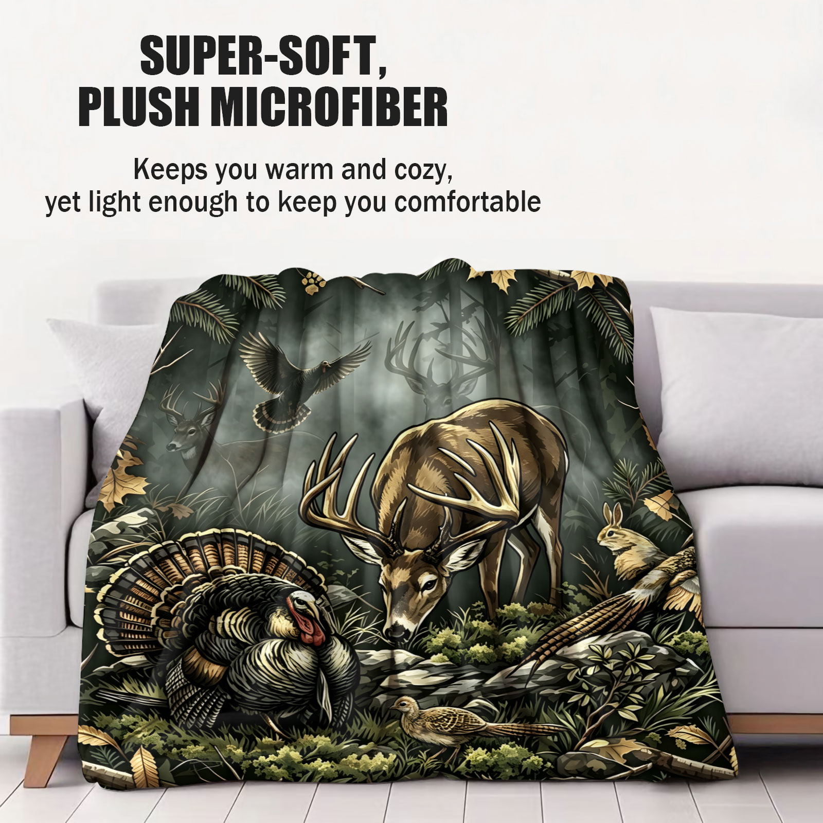 Coperta Vintage con Stampa di  - Wildman Hunting & Outdoor Reviews recensione e prezzo