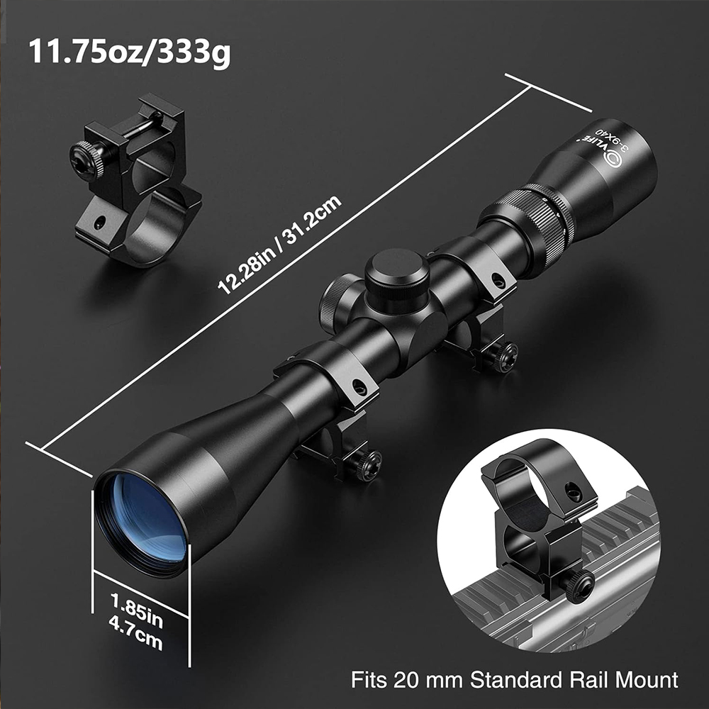 Cannocchiale da Caccia 3-9X40  - Crossbow Scope Sight recensione e prezzo