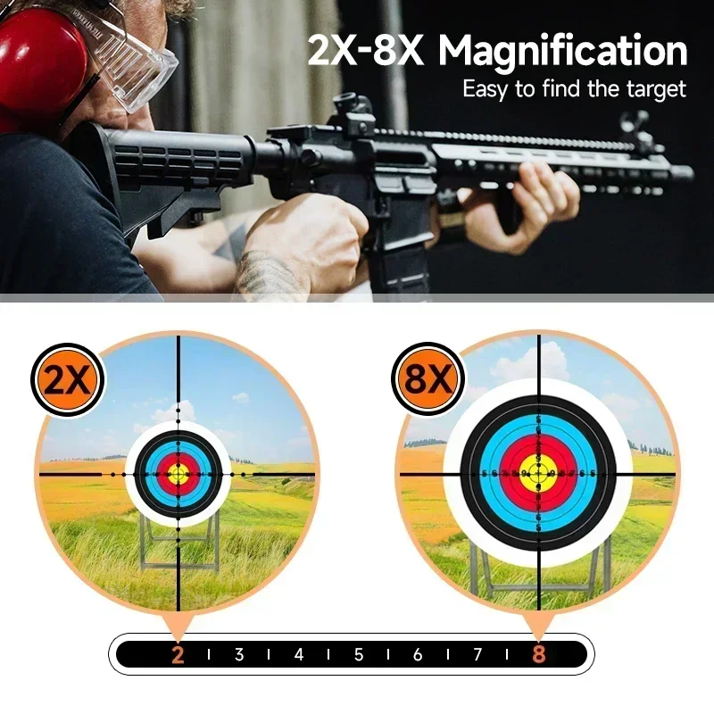 2-8x20IR Cannocchiali per fuci - Crossbow Scope Sight recensione e prezzo