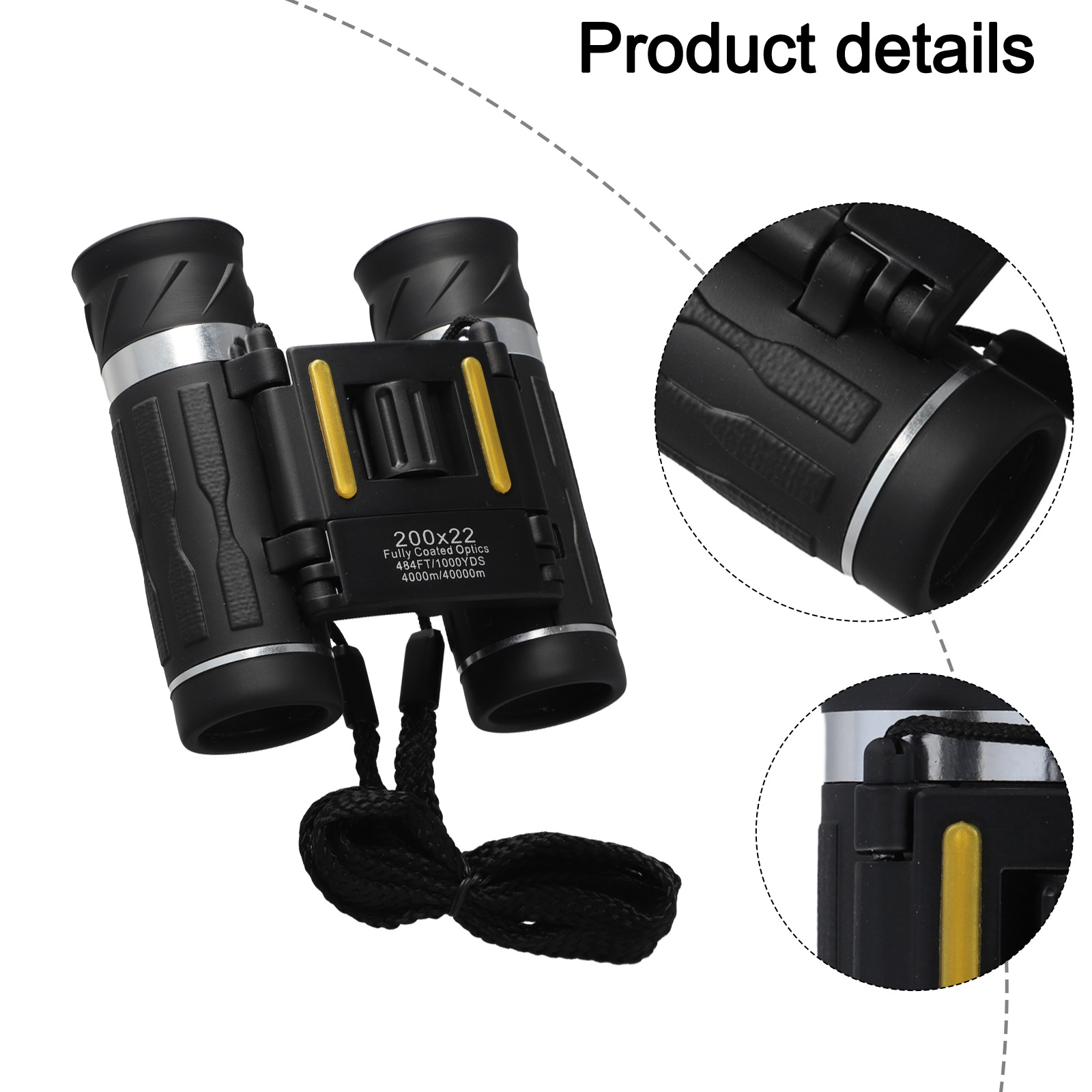 Binocolo in gomma 7 °   Cannoc - Outdoor Hunting Events recensione e prezzo