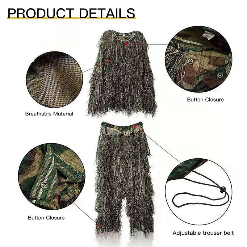 AEF6-2X Tuta Ghillie 5 in 1, A - Hunting Outdoor Apparel recensione e prezzo